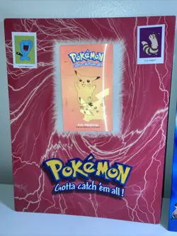 Lot of 2 Portfolio Binder Vintage Pre-owned Folder Yu-gi-oh Nintendo Pokemon - Image 3