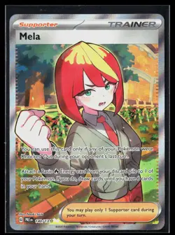 Mela 140/131 Ultra Rare Trainer Prismatic Evolutions Pokemon NM - Image 1
