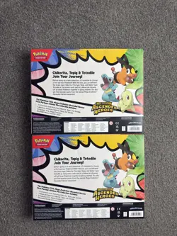 2× Pokemon TCG Ascended Heroes First Partner Deluxe Pin Collection Sealed - Image 2
