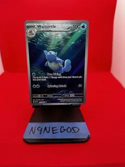 WARTORTLE #171 SCARLET & VIOLET 151 HOLO ILLUSTRATION RARE 171/165 POKEMON TCG - Image 1