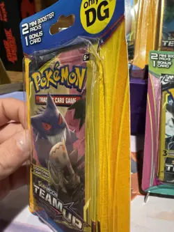 Pokemon Team Up Sealed 2 Pack Mini Blister Dollar General ART SET X4 - Image 3