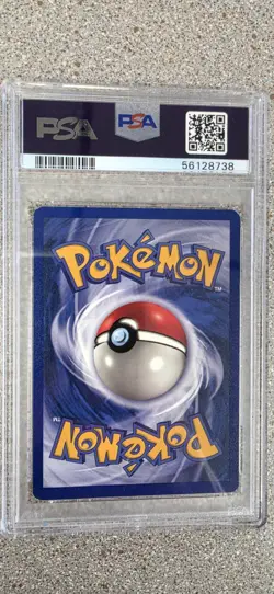 1999 POKEMON JUNGLE PROMO FRUIT ROLL PROMO #56 MEOWTH-GOLD BORDER PSA 8 - Image 2