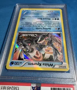 ❄ WHITE KYUREM PSA 9 ❄ 2016 Pokemon XY Fates Collide Promo Stamped XY128 📈 - Image 4