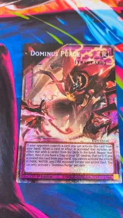 (RA05) Yu-Gi-Oh! Dominus Purge Overframe RA05-EN150 Starlight Rare 1st Ed NM - Image 3