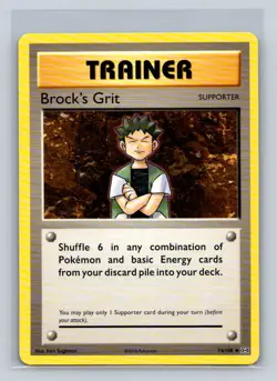 Brock's Grit #74/108 XY: Evolutions Uncommon - Pokemon Cards D35 - Image 1