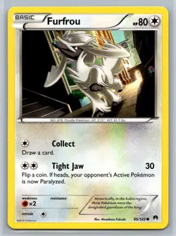 Furfrou #95/122 XY - BREAKpoint Common - Pokemon Cards E15 - Image 1