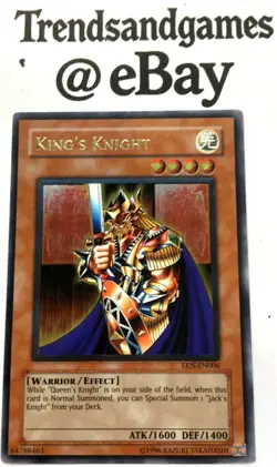 YUGIOH - KING'S KNIGHT - EEN-EN006 - ELEMENTAL ENERGY - ULTIMATE - NEAR MINT ENG - Image 1