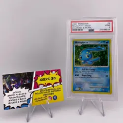 Pokemon TCG 2007 Diamond & Pearl Base Set 9/130 MANAPHY Holo PSA 9 Mint LOW POP - Image 1