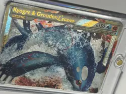 Pokemon Kyogre & Groudon LEGEND 070/080 Clash at the Summit Holo 150 HP English - Image 3