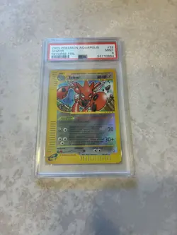 2003 Pokemon Aquapolis Scizor Reverse Foil #32 PSA 9 🔥 Mint - Image 1
