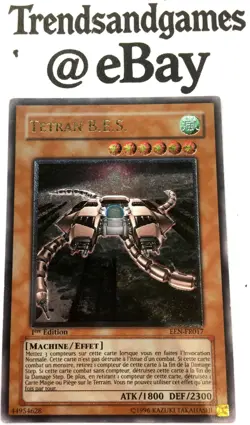 YUGIOH - TETRAN B.E.S. - 1ST ED - EEN-FR017 - ULTIMATE - EXC - ELEMENTAL ENERGY - Image 1