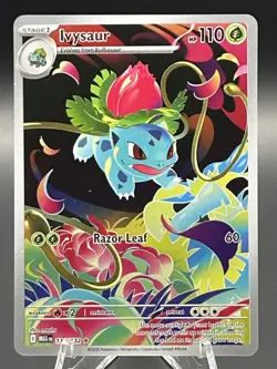Pokemon Ivysaur 134/132 Illustration Rare Mega Evolution Holo - Image 1