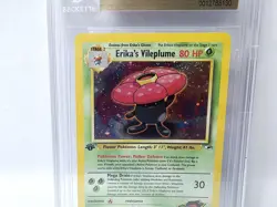 POKEMON GYM HEROES 1ST EDITION ERIKA'S VILEPLUME #15 HOLO BGS 9.5 NICE!!!!!! - Image 3