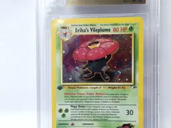 POKEMON GYM HEROES 1ST EDITION ERIKA'S VILEPLUME #15 HOLO BGS 9.5 NICE!!!!!! - Image 4