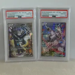 PSA 10 Pokemon Palkia 005/027 Dialga 017/027 Legendary Shine Coll. 1st Ed. Japan - Image 2
