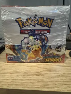 Pokemon TCG Scarlet & Violet Surging Sparks Booster Box New Factory Sealed - Image 1