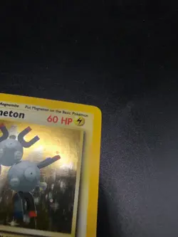 MAGNETON 1999 POKEMON BASE SET GAME HOLO RARE 9/102 LP - Image 4