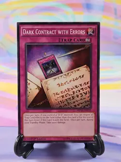 Yu-Gi-Oh TCG Card | Dark Contract with Errors MP16-EN155 First Edition - Image 1