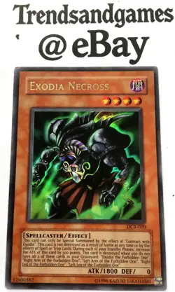 YUGIOH - EXODIA NECROSS - DCR-020 - EXCELLENT - ULTRA RARE - DARK CRISIS - ENG. - Image 1