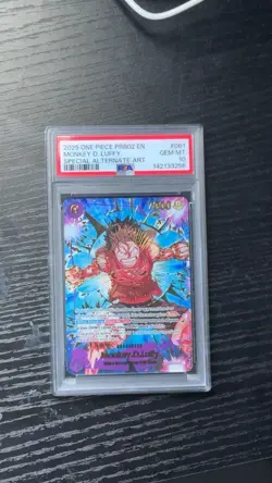 Namco Monkey.D.Luffy EB02-061 Secret Rare Foil SP Premium Booster Vol.2 PSA 10 - Image 1