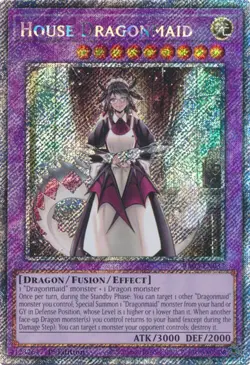 House Dragonmaid - RA03-EN037 - Platinum Secret Rare - 1st Edition - Yugioh - Image 1