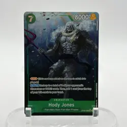 One Piece Hody Jones OP06-035 Alt Art SR Foil - Wings of the Captain NM ENGLISH - Image 1