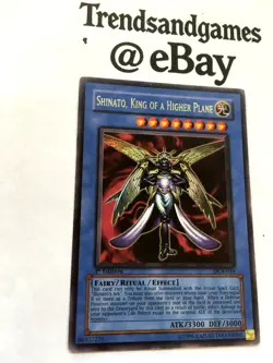 YUGIOH - SHIINATO, KING OF A HIGHER PLANE - DCR-016 - 1ST ED - ULTRA RARE - EXC. - Image 2