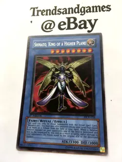 YUGIOH - SHIINATO, KING OF A HIGHER PLANE - DCR-016 - 1ST ED - ULTRA RARE - EXC. - Image 3