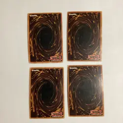 Yu GI Oh - 1996 Konami - SDJ-001, MRL-102, LOB-125, PSV-104 - 4 Holo Rare Cards - Image 3
