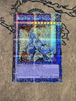 Yugioh Blue-Eyes Tyrant Dragon MP25-EN042 1st Edition Starlight Rare NM - Image 1