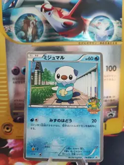 Pokemon Karte Card Ottaro Oshawott BW Promo Japanese Good Apita BW Quiz Rally - Image 1