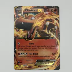Charizard EX 11/106 XY Flashfire Holo Rare Pokemon Card HP 180 Played - Image 1