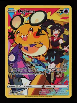 Dedenne TG07/TG30 SWSH09: Brilliant Stars Trainer Gallery Pokemon Card - Image 1