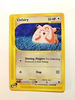 CLEFAIRY - 101/165 - Expedition Set - e-Card Series - Vintage Pokemon - 2002 -NM - Image 1