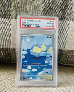 Pokemon Card Spheal Surging Sparks #199 PSA GEM MINT 10 WORLDWIDE SHIP - Image 1
