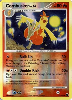 Combusken 35/106 Reverse Holo Great Encounters Pokemon Card TCG - Image 1