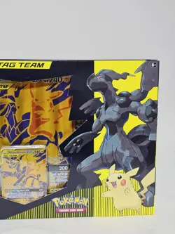 Pikachu & Zekrom-GX Premium Collection Tag Team Pokemon TCG Card Factory Sealed - Image 3