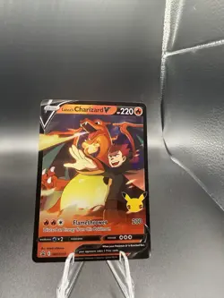 Pokemon Lance's Charizard V Promo Holo Card SWSH133 220 HP English - Image 1