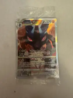 Pokemon: Lucario VSTAR SWSH291 Crown Zenith ETB Black Star Promo Card SEALED - Image 1