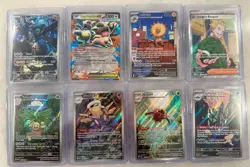 Pokemon Card Lot Illustration Rare, Full Art Etc. Total 8 Cards - Image 1