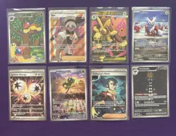 Pokemon TCG Lot of 8 Cards Illustration Rare, Full Art, Cards NM - Image 1