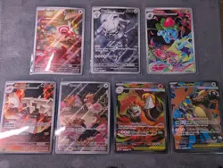 Pokemon Mega Evolution Lot Of 7 Illustration Rare & Ultra Rare Cards NM - Image 1