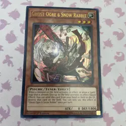 Yugioh Ghost Ogre & Snow Rabbit Dude-En001 1st Ed Rare NM Card More In Store - Image 1