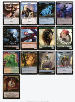 AFC Forgotten Realms Commander Tokens 10x Lots - MTG Magic: The Gathering - Image 1