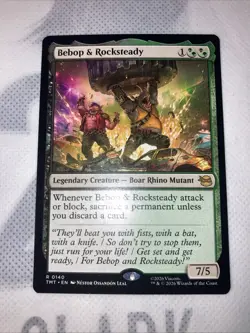 Magic The Gathering TMNT Bebop & Rocksteady X2 - Image 2
