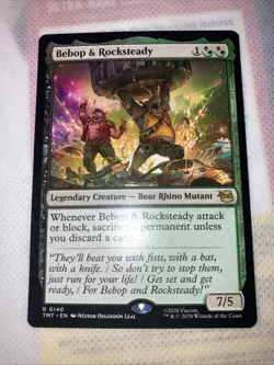 Magic The Gathering TMNT Bebop & Rocksteady X2 - Image 4