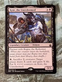 Krav, the Unredeemed - Battlebond - Magic the Gathering - Image 1