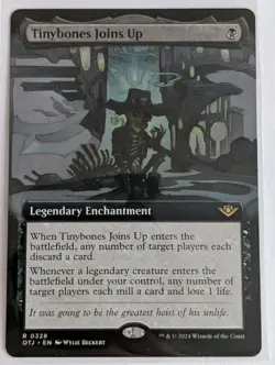 Tinybones Joins Up (Extended Art) Outlaws of Thunder Junction - MTG RARE - Image 1