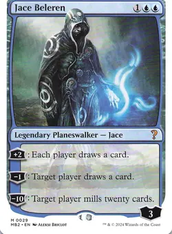 Jace Beleren (White Border) Mystery Booster 2 Regular - Image 1
