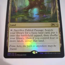 Fabled Passage #246 (Foil) Core Set 2021 M21 Magic MTG - Image 3